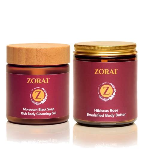 body polisher set zorai skincare