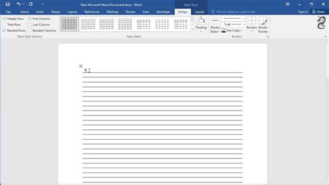 create lined paper  word youtube