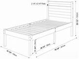Twin Mattress Bed Size Choose Board Dimensions sketch template