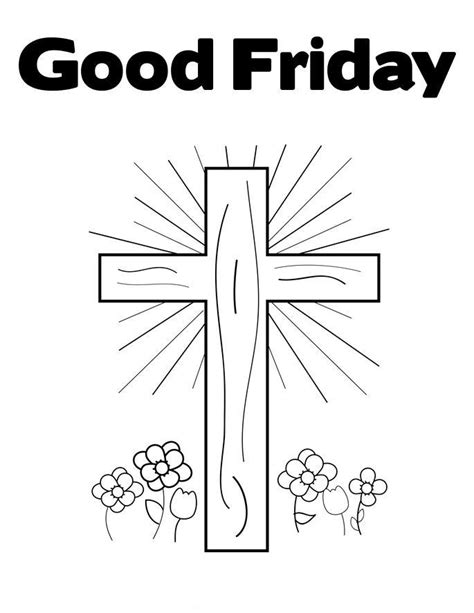 easter coloring pages good friday coloring pages