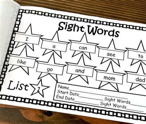 printable sight word books letter words unleashed exploring