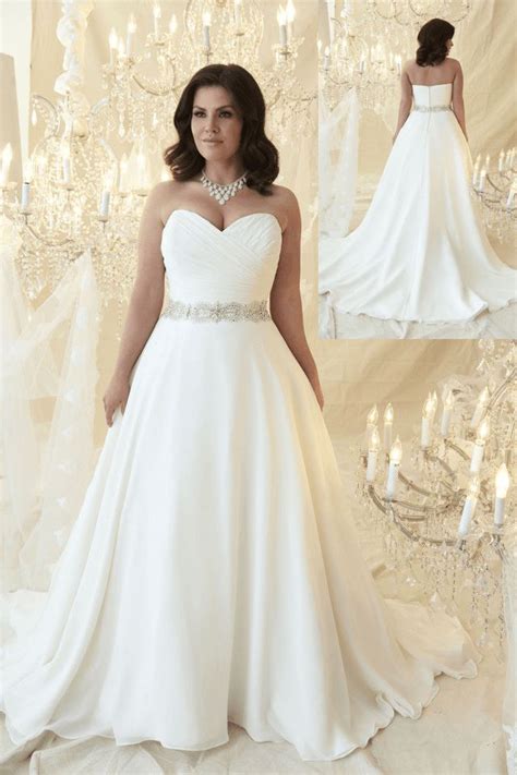 affordable wedding dresses for plus size women 2018 plus