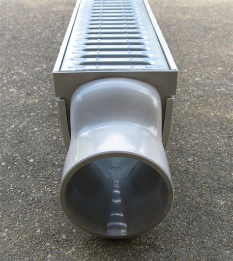 cps  mea josam  commercial trench drain kit  wide  ton grate