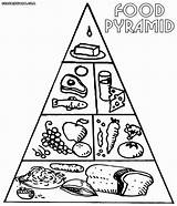 Pyramid Food Coloring Pages Drawing Printable Color Kids Getdrawings Getcolorings Groups sketch template