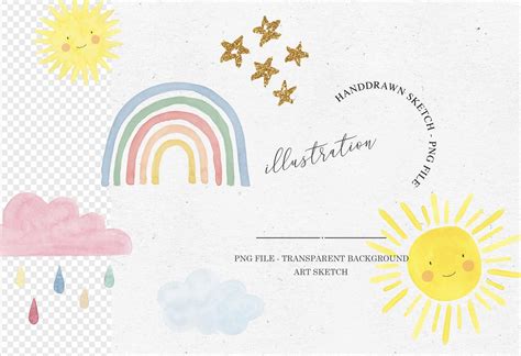 vintage rainbow clipart   cliparts  images  clipground