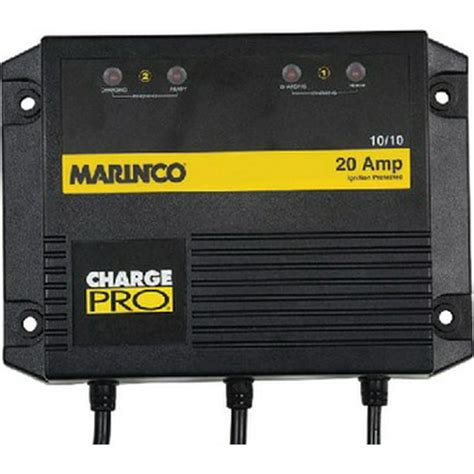 chargepro  board battery charger marinco  total amps  banks  amps  bank