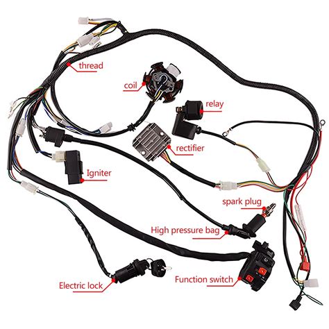 kandi  kart wiring diagram wiring draw  schematic