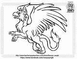 Pages Coloring Gryphon Getcolorings sketch template