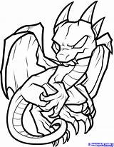 Easy Drawing Dragon Drawings Dragons Baby Getdrawings sketch template