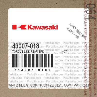 kawasaki   torque link rear brk partzillacom
