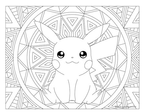 adult pokemon coloring page pikachu pokemon coloring