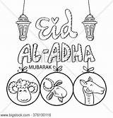 Adha Eid Al Coloring Pages Lightbox Create sketch template