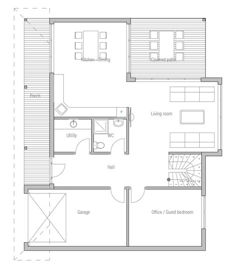 contemporary house plans modern contemporary home plan ch