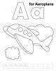 letter aa printable coloring pages   letter aa printable