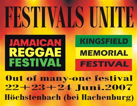 jamaican reggae festival at adamshof kandel on 22 jun 2007 — last fm