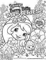 Coloring Strawberry Shortcake Berry Bitty Pages Mysteries Printable Sheet Dvd Kids Print Giveaway Fheinsiders Berrykins Sheets Books Rescue Colouring Bots sketch template