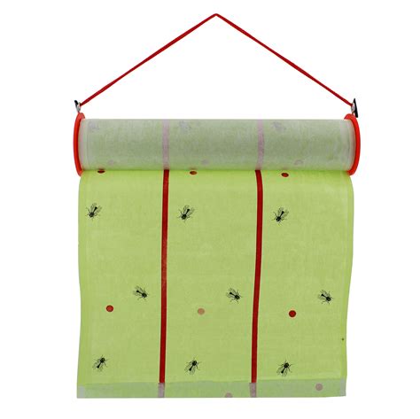 rural fly tape ft roll pk sticky fly paper protects animals  plants ebay