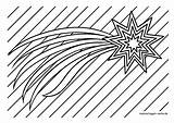 Weihnachtsstern Malvorlage Ausmalbild Sternschnuppe Ausmalen Sterne öffnen sketch template