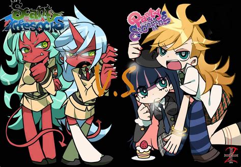 panty and stocking vs scanty and kneesocks character inspiration
