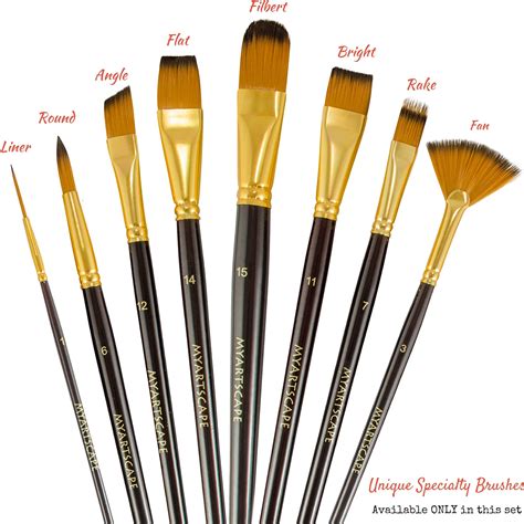 paint brushes  pc brush set  watercolor acrylic oil face painting long handle