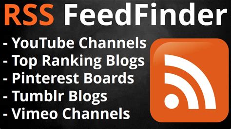 rss feed finder   find authority rss feeds easy youtube