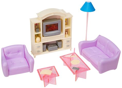 buy  dollhouse furniture living room  tvdvd set  show