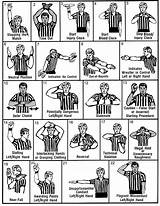 Signals Hand Referee Wrestling Signal Chart Football Referees Hands Fencing Soccer Wwe School Rules American Sports Drawing Charts Professional Drawings sketch template