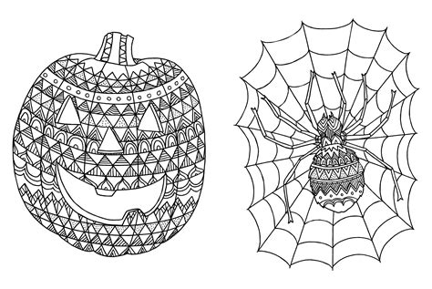 printable halloween coloring worksheets