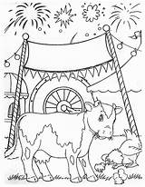 Fair Coloring Pages County Color Printable Getcolorings sketch template