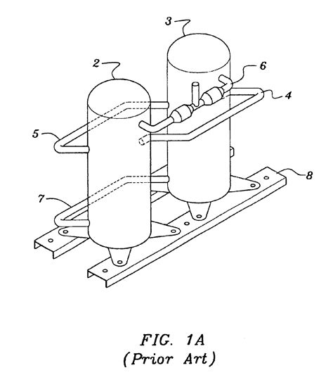 patent  piping layout  multiple compressor system