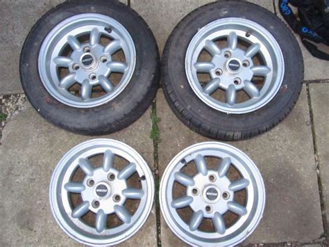 mini lite alloy wheels set     classic mini wheels  witney oxfordshire gumtree
