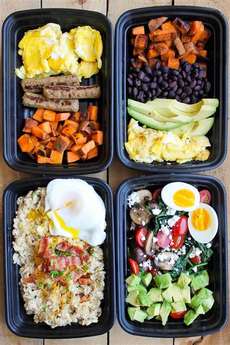 breakfast meal prep recipes   easy morning  unblurred lady