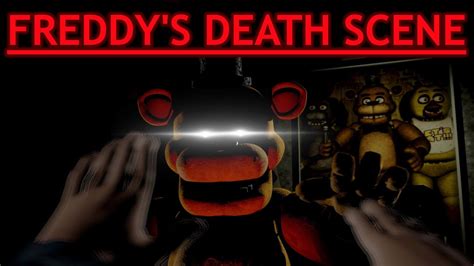 [fnaf sfm] freddy s death scene youtube
