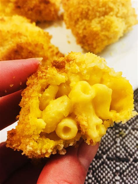 fried mac  cheese bites air fryer youpolre
