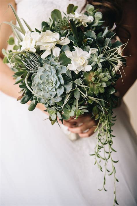 Succulents Wedding Bouquet