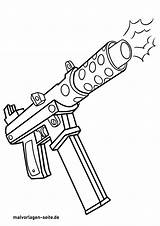 Maschinenpistole Malvorlage Waffen Malvorlagen Militär sketch template