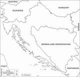 Croatia Policy Boundaries Hydrography Coasts sketch template