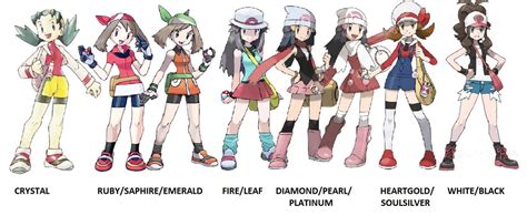 pokemon female pokemon trainers pokemon female trainers