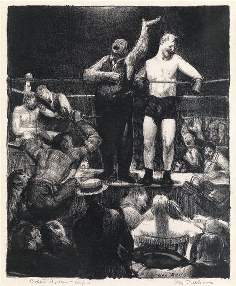 artwork  george bellows introductions   lithograph