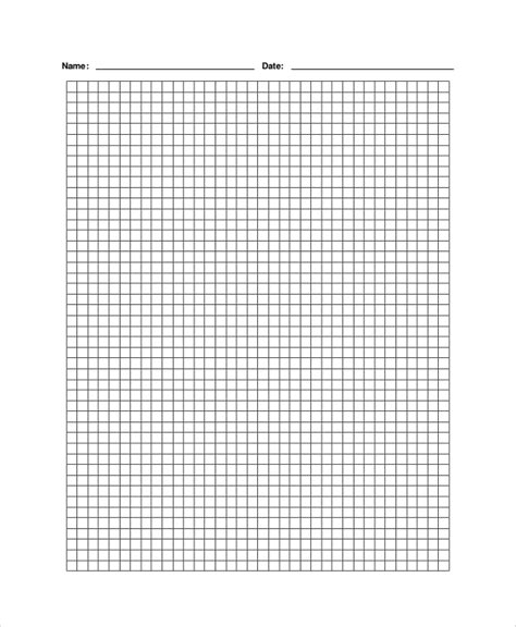 sample printable graph paper templates   ms word excel