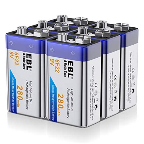 best ebl 9v rechargeable batteries 2023 where to buy