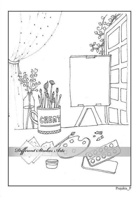 colouring pages  grown ups printable  differentstrokesarts