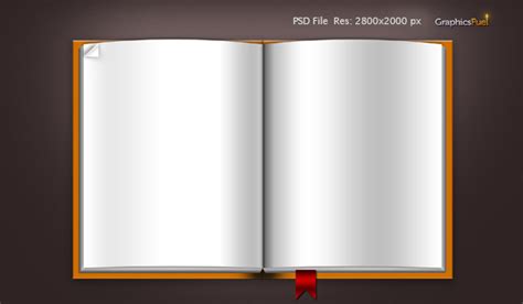 blank book template psd file icons graphicsfuel