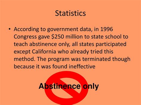 ppt comprehensive sex education vs abstinence only powerpoint