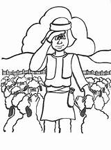 Coloring Sheep Oveja Perdida Parable Parabola Coin Cristianas Mewarnai Gembala Paginas Minggu Parables sketch template