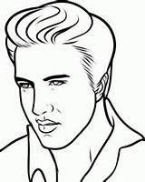 Elvis Drawing Presley Outline Draw Drawings Step Easy Coloring Pages Cartoon Pop Painting People Dragoart Stars Monroe Marilyn Online Cake sketch template
