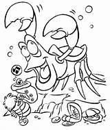 Mermaid Coloring Little Pages Sebastian Crab Kleine Kleurplaten Zeemeermin Fun Ariel Kids Kleurplaat Animated Sebastiaan Printable Color Getcolorings Zo Coloringpages1001 sketch template