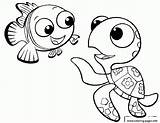Nemo Turtle Squirt Cwq Pag sketch template
