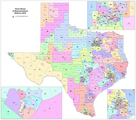 map  texas house  representatives districts