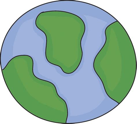 planet earth image  drawing clipart